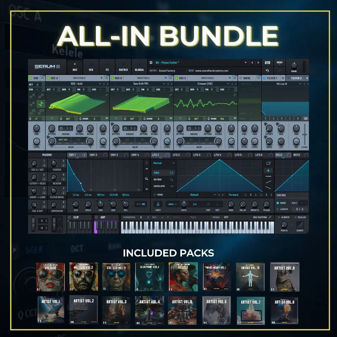 All-In Bundle - (16 Serum Packs Included) Sound Factory